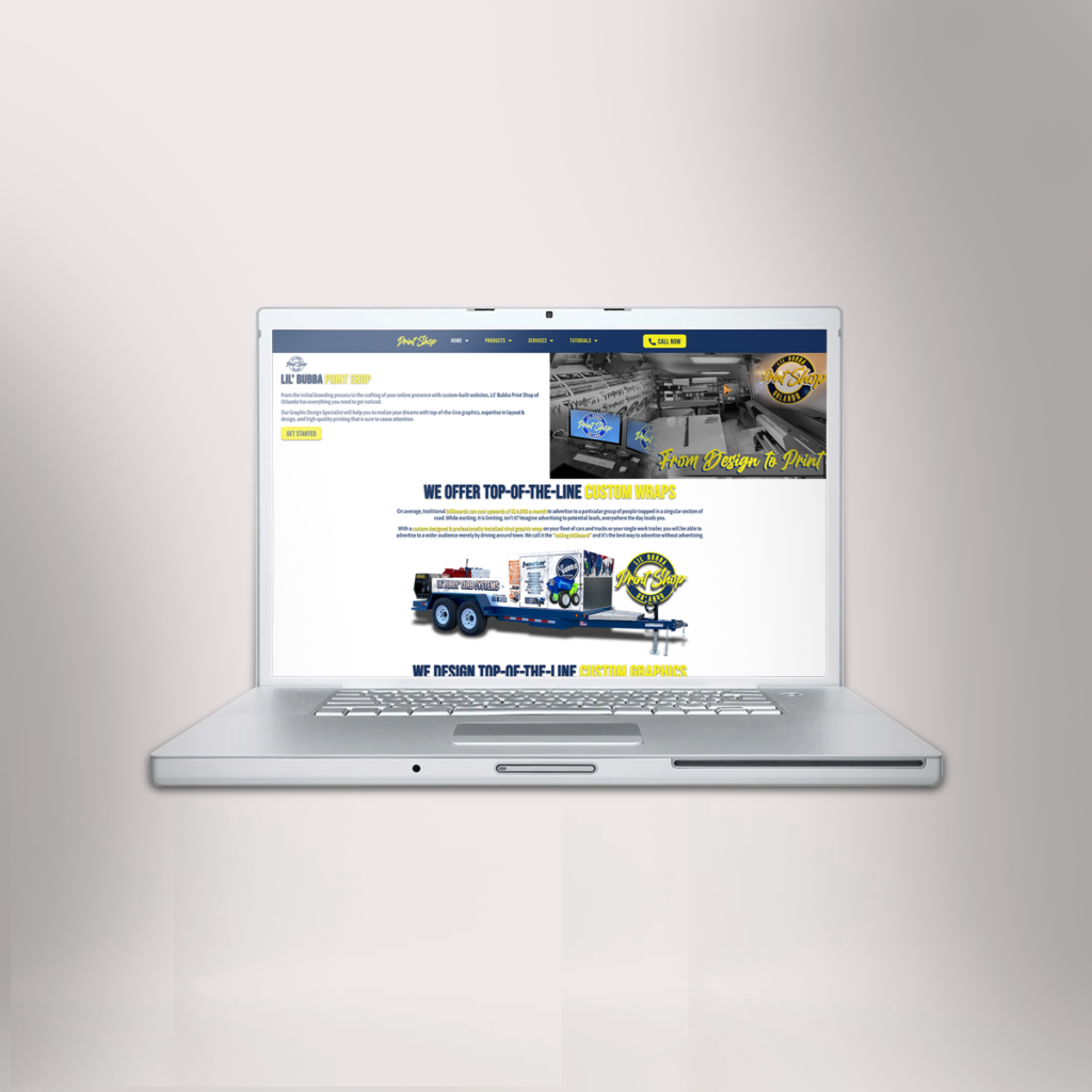 LilBubbaPrintShop.com - Graphic & Web Design