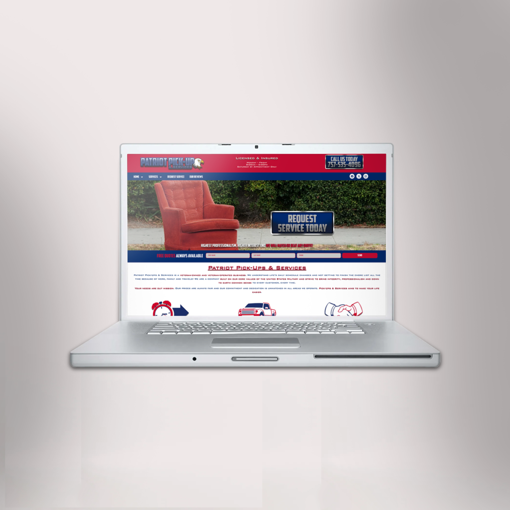 PatriotPickupVETS.com - Graphic & Web Design
