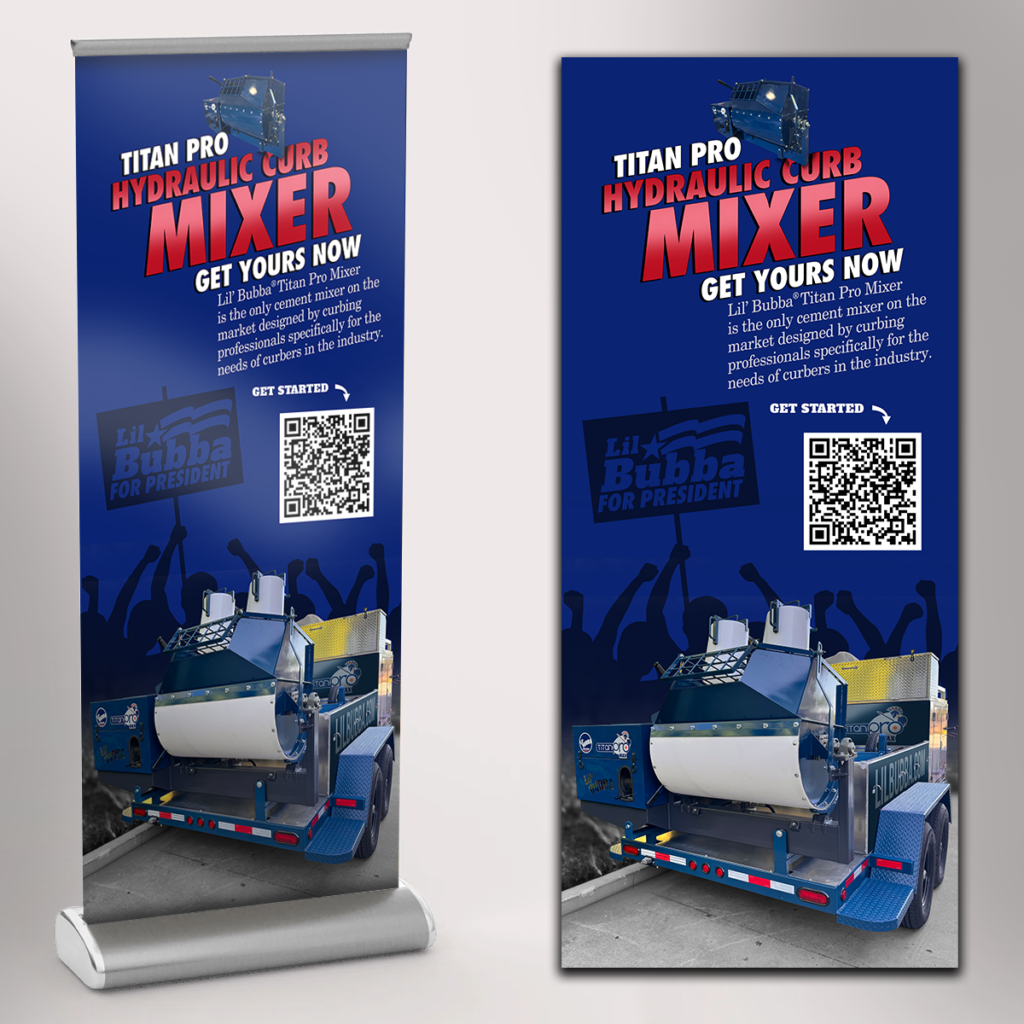 Lil' Bubba for President Titan Pro Promotional Banner