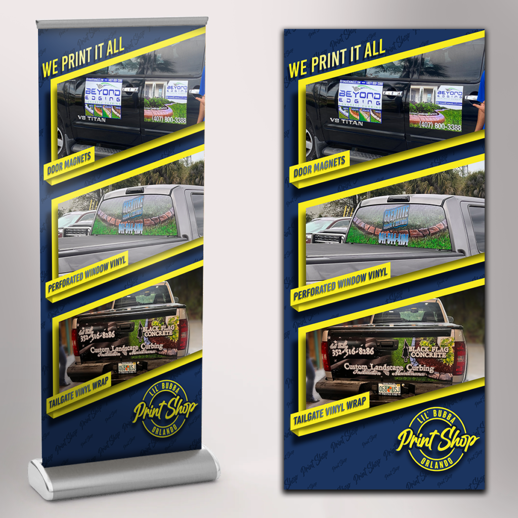 Lil' Bubba Print Shop Promotional Banner