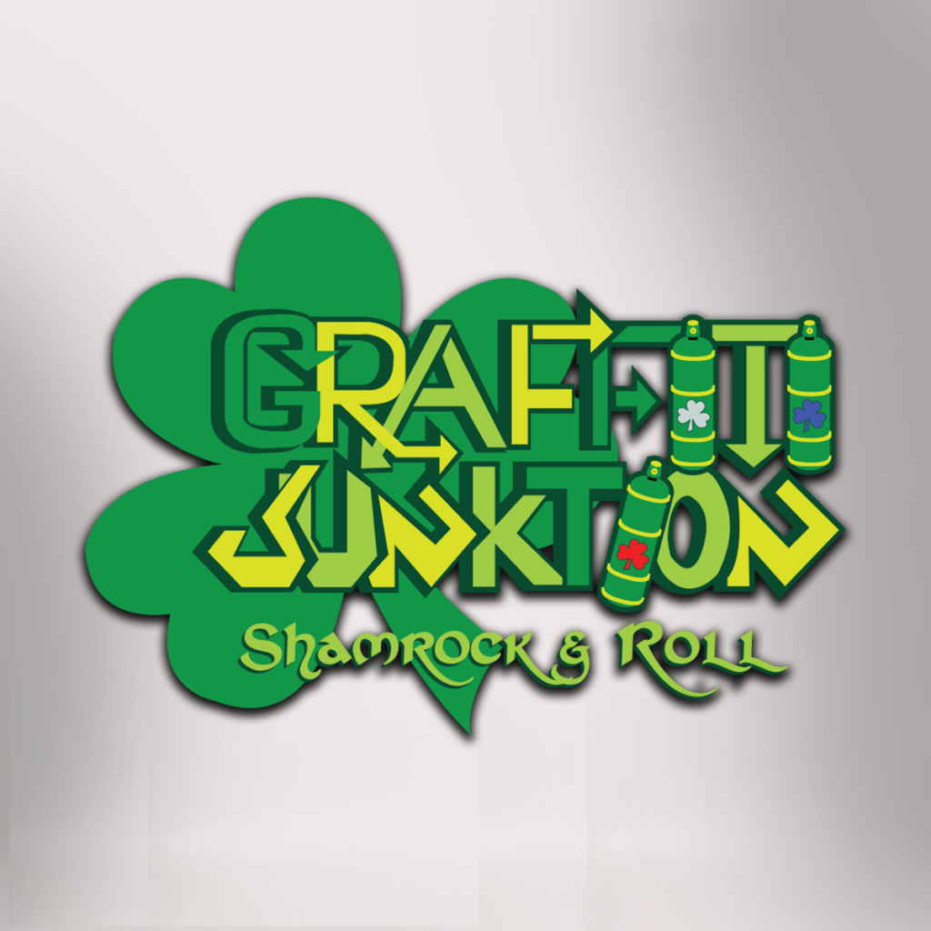 Graffiti Junktion - St. Patrick's Day Logo - Graphic & Web Design