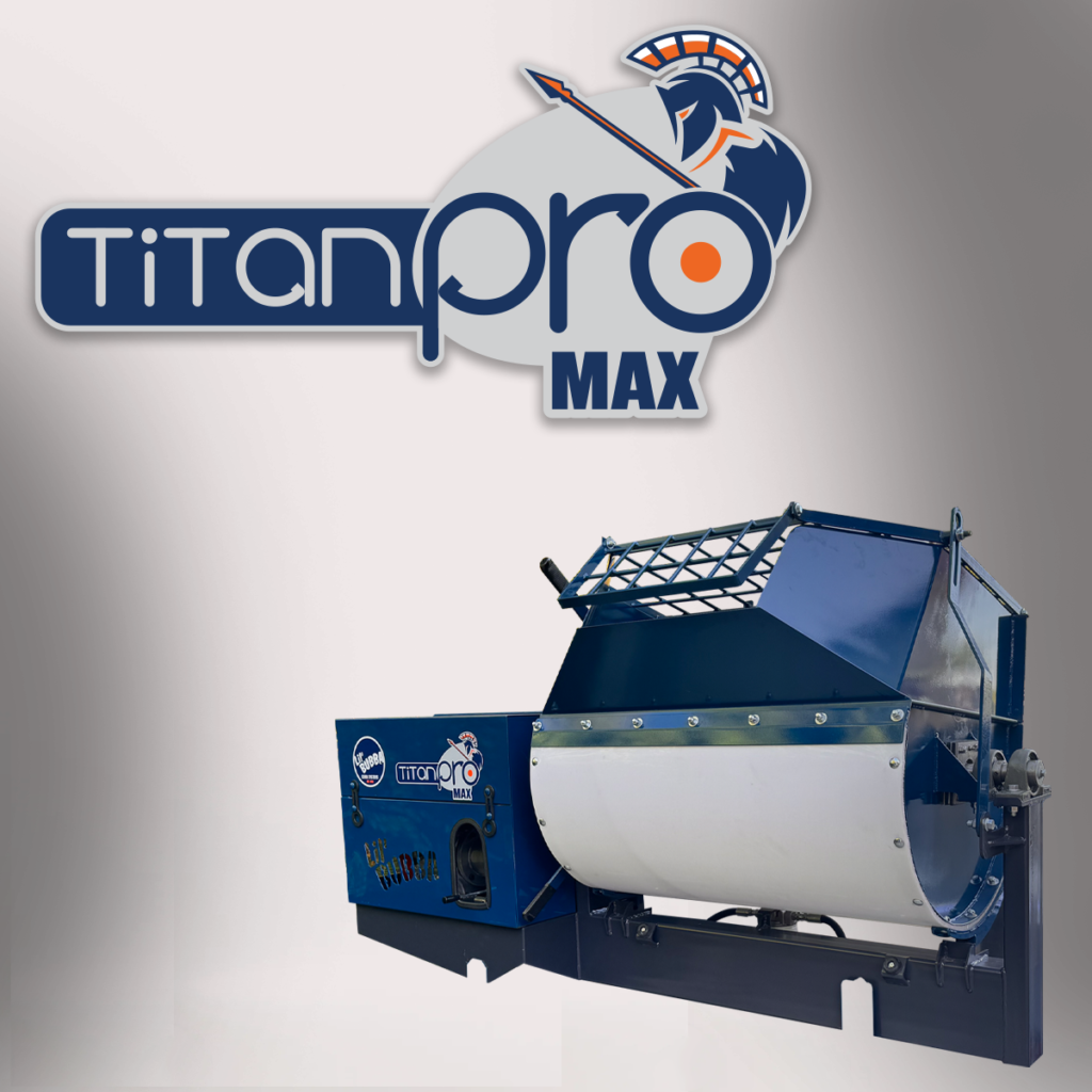 Lil' Bubba- Titan Pro Max Cement Mixer Logo - Graphic & Web Design