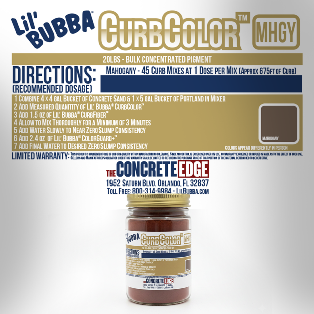 Lil' Bubba CurbColor Mahogany Packaging - Graphic & Web Design