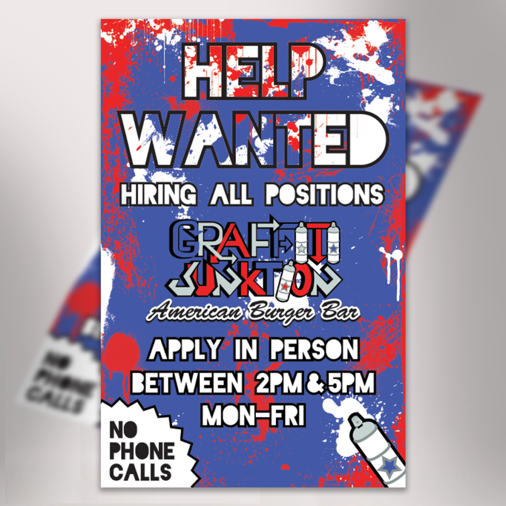 Graffiti Junktion - Help Wanted Poster