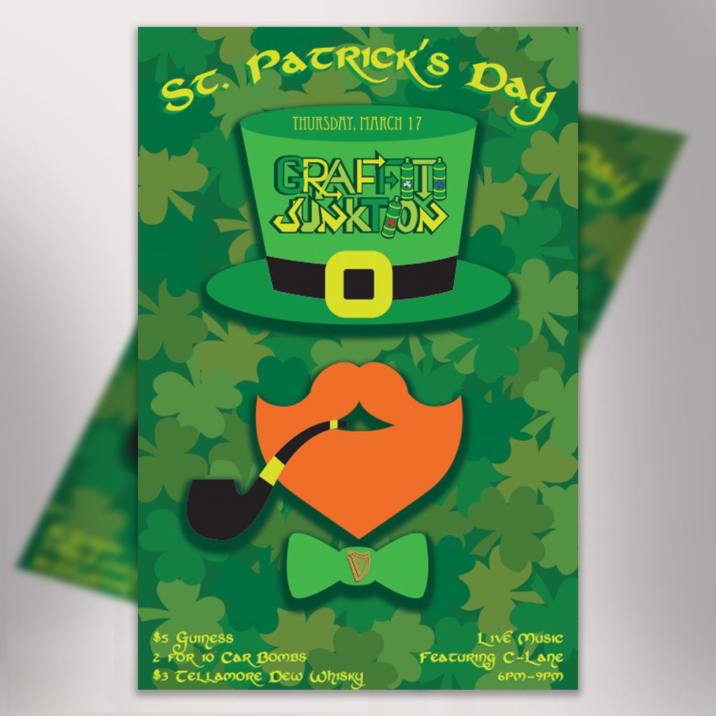 Graffiti Junktion - St. Patrick's Day Poster