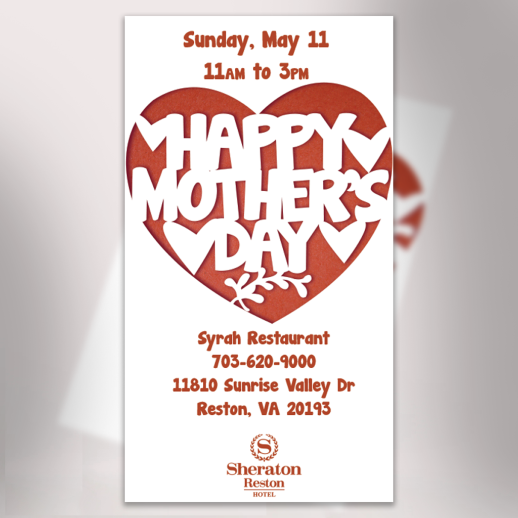 Sheraton Hotel - Mother's Day Brunch Poster