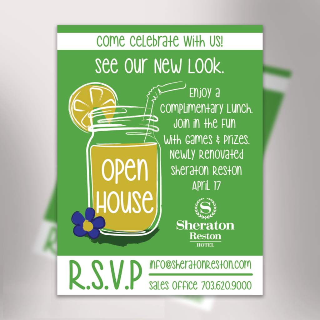 Sheraton Hotel - Open House Poster